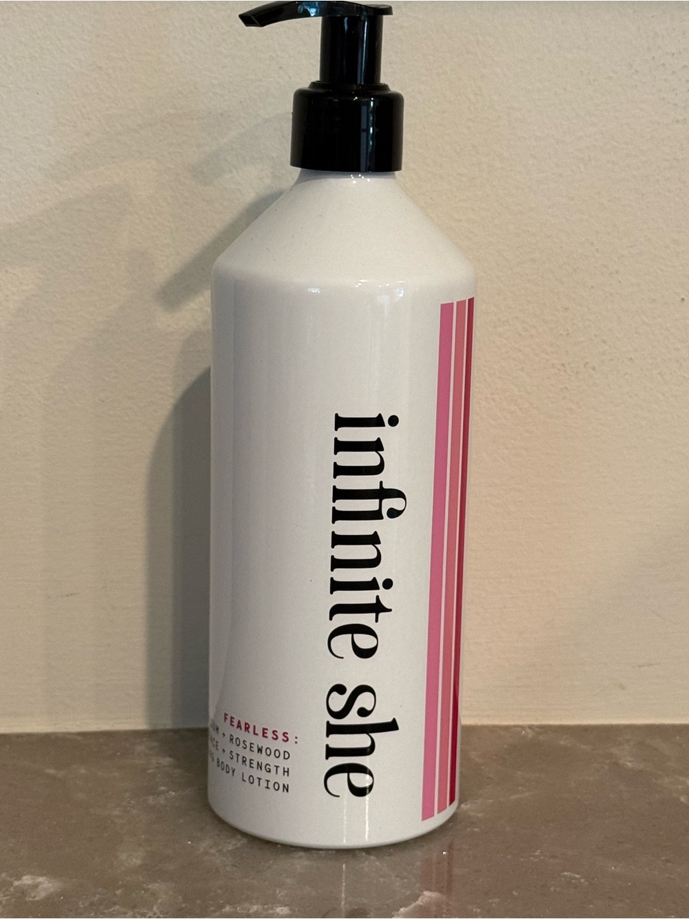 Infinite She Fearless Body Lotion - Wild Geranium & Rosewood